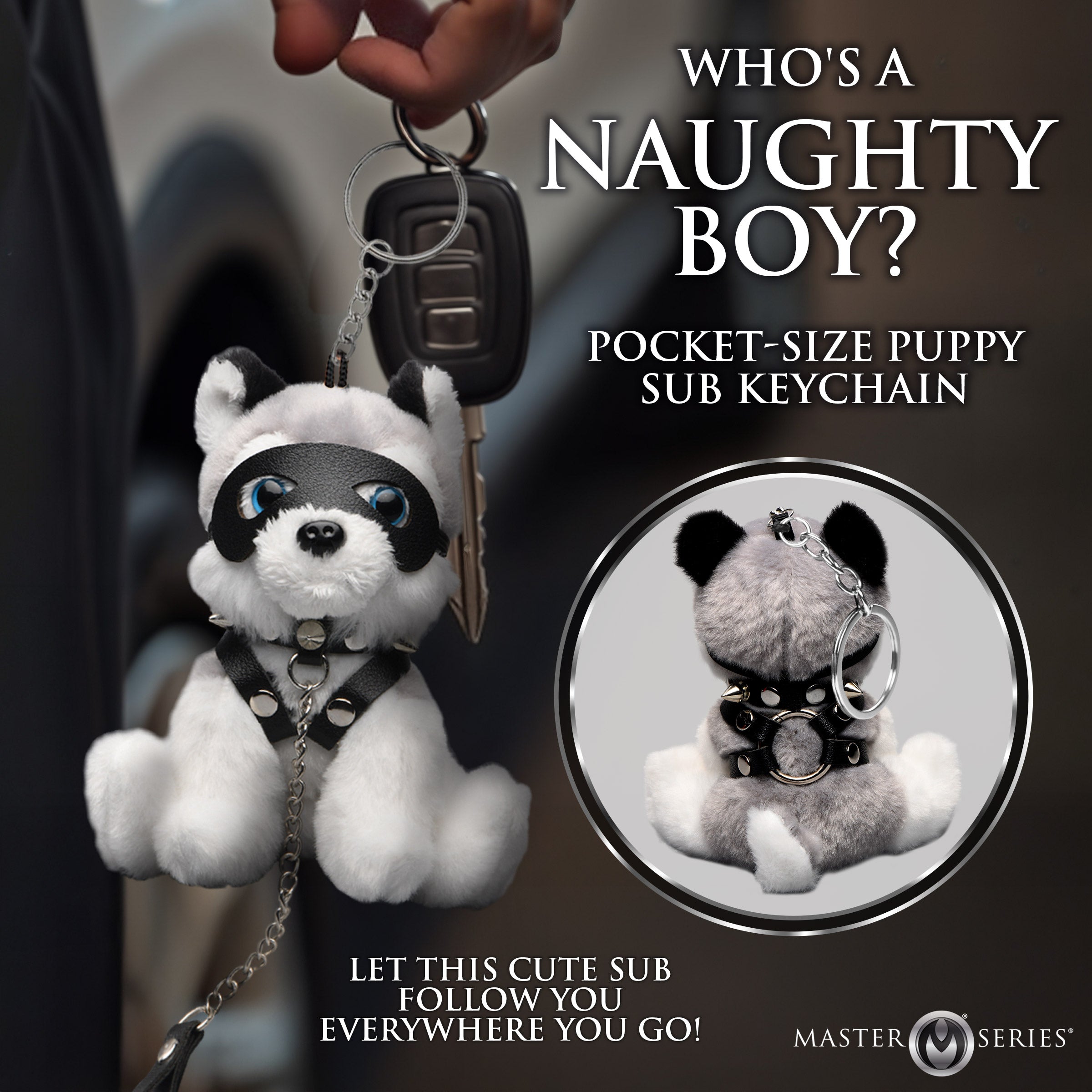 Max the Fetish Pup Keychain