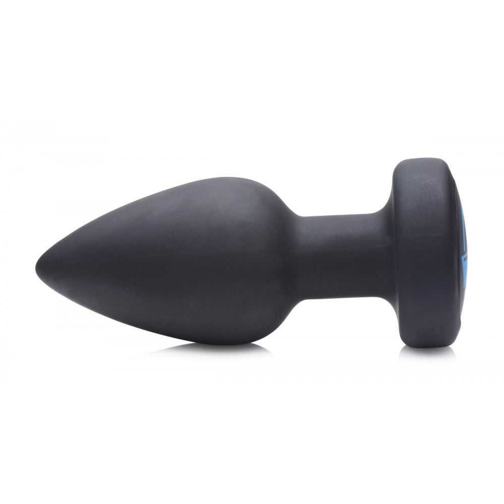 E-Stim Pro Silicone Vibrating Anal Plug with Remote Control