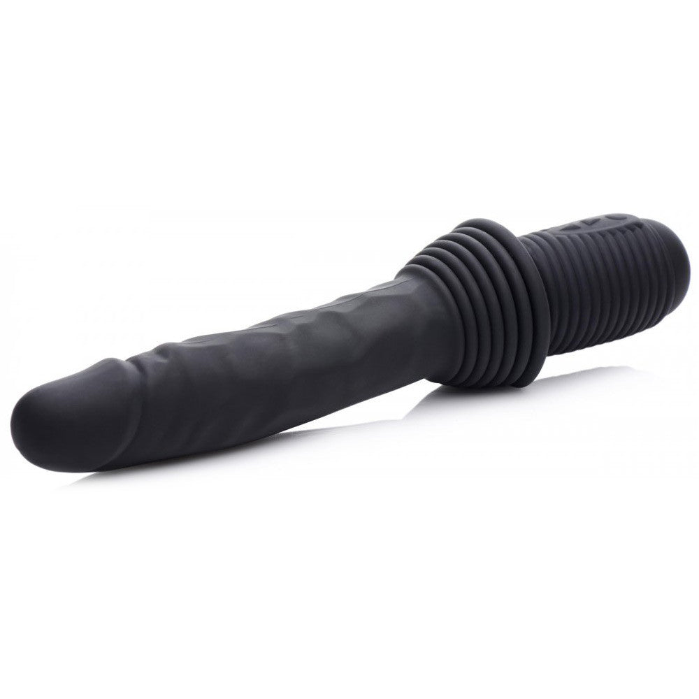 10X Silicone Vibrating and Thrusting Dildo