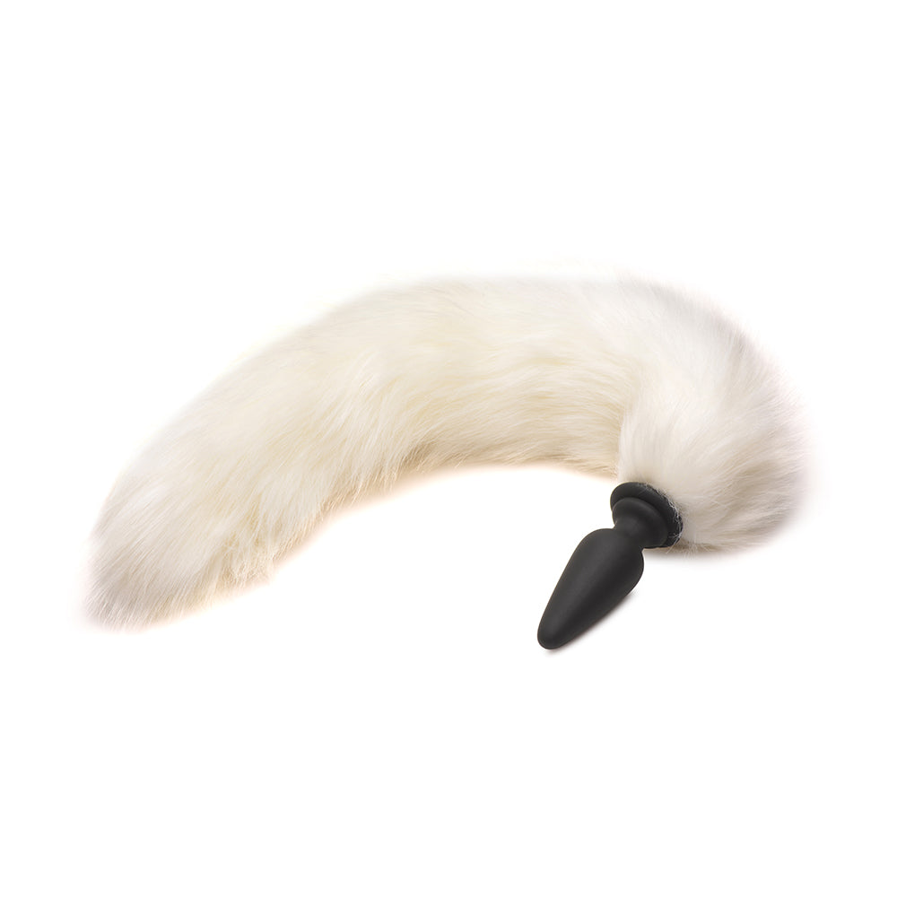 Large Anal Plug with Interchangeable Fox Tail